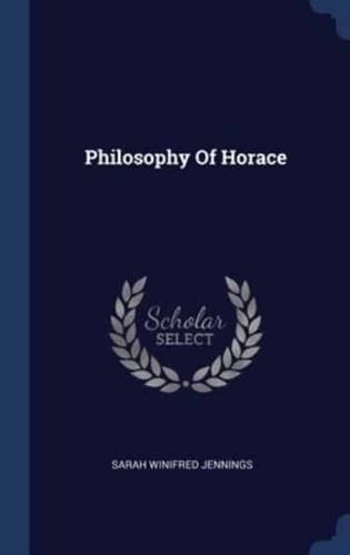 Philosophy Of Horace