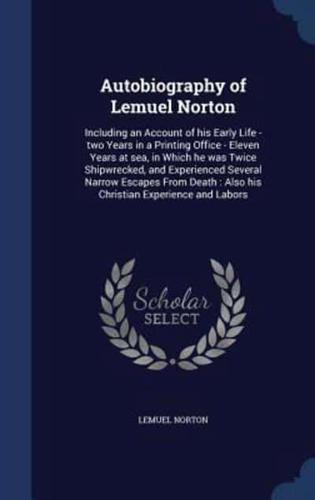 Autobiography of Lemuel Norton