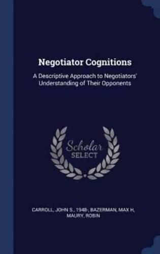 Negotiator Cognitions
