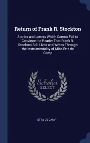 Return of Frank R. Stockton