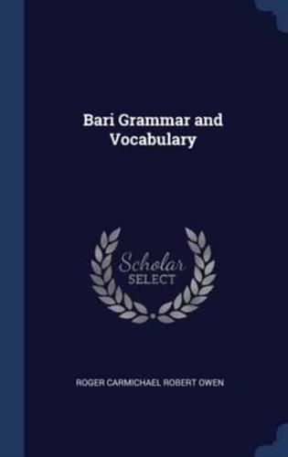 Bari Grammar and Vocabulary