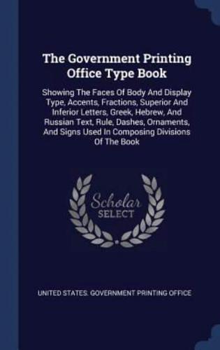 The Government Printing Office Type Book