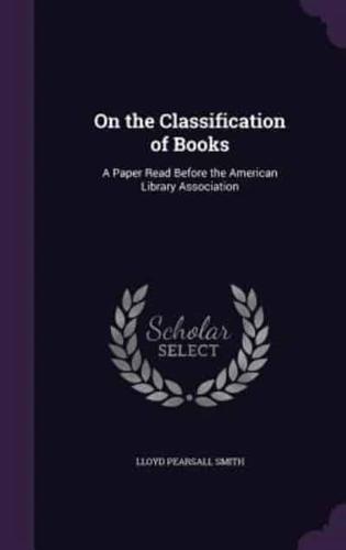 On the Classification of Books