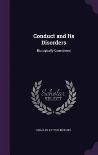 Conduct and Its Disorders