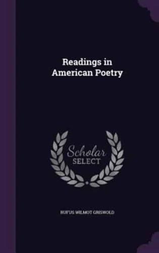 Readings in American Poetry