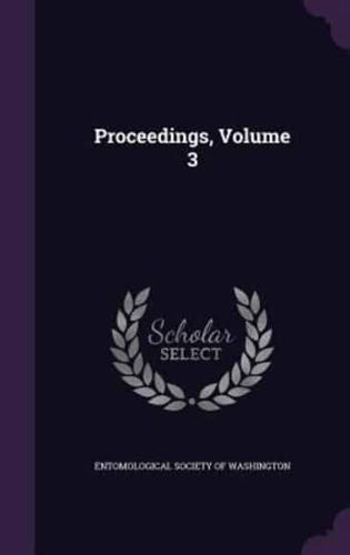 Proceedings, Volume 3