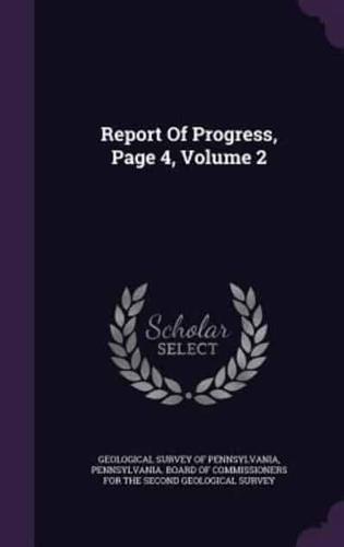 Report Of Progress, Page 4, Volume 2