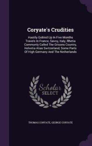 Coryate's Crudities