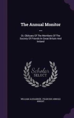 The Annual Monitor ...