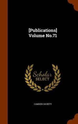 [Publications] Volume No.71