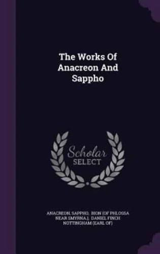 The Works Of Anacreon And Sappho