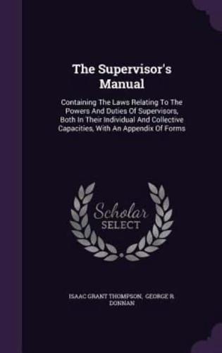 The Supervisor's Manual