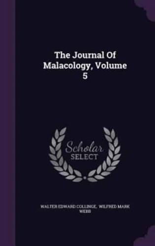 The Journal Of Malacology, Volume 5