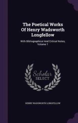 The Poetical Works Of Henry Wadsworth Longfellow