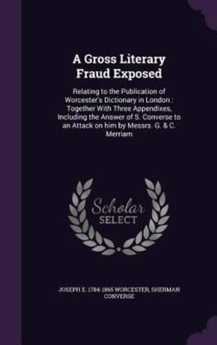 A Gross Literary Fraud Exposed