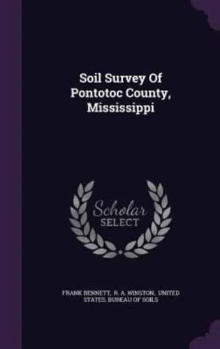 Soil Survey Of Pontotoc County, Mississippi