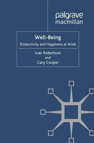 Well-being : Productivity and Happiness at Work