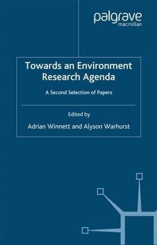 Towards an Environment Research Agenda