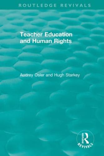 Teacher Education and Human Rights