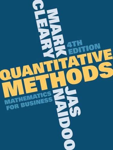 Quantitative Methods : Mathematics for Business
