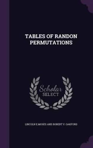 Tables of Randon Permutations