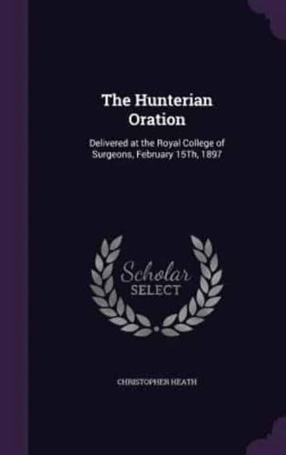 The Hunterian Oration