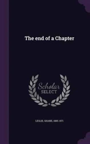 The End of a Chapter