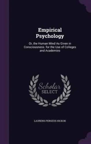 Empirical Psychology