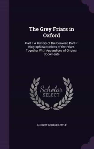 The Grey Friars in Oxford