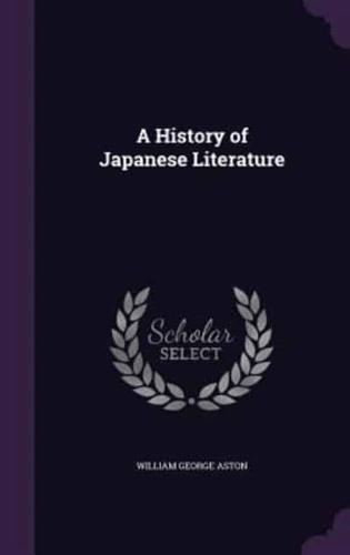 A History of Japanese Literature