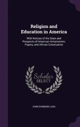 Religion and Education in America