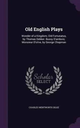 Old English Plays