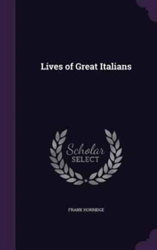 Lives of Great Italians