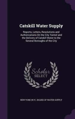 Catskill Water Supply