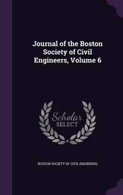 Journal of the Boston Society of Civil Engineers, Volume 6