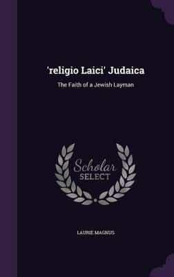 'Religio Laici' Judaica