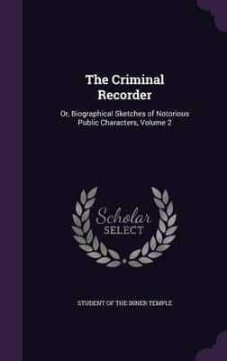 The Criminal Recorder