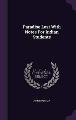 Paradise Lost With Notes For Indian Students