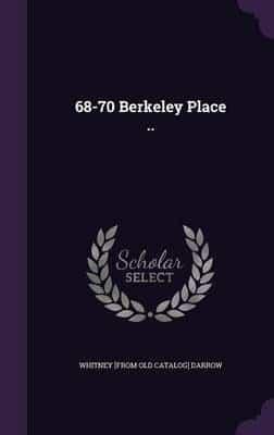 68-70 Berkeley Place ..