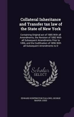 Collateral Inheritance and Transfer Tax Law of the State of New York