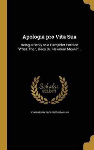 Apologia Pro Vita Sua