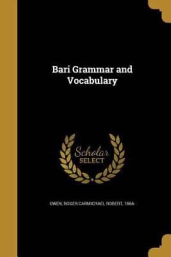 Bari Grammar and Vocabulary