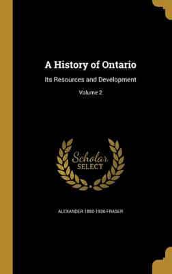 A History of Ontario
