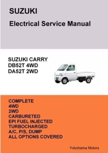 SUZUKI CARRY TRUCK Electrical Service Manual DB52T DA52T