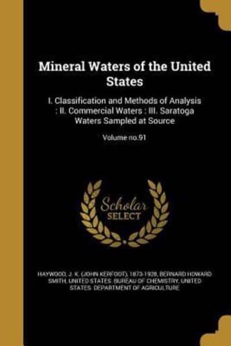 Mineral Waters of the United States