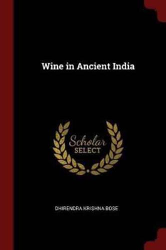 Wine in Ancient India