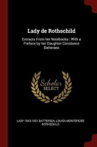 Lady De Rothschild