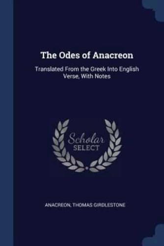 The Odes of Anacreon