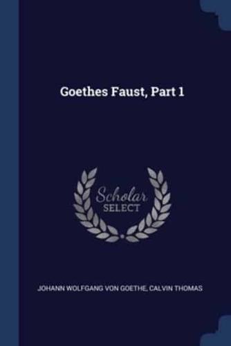 Goethes Faust, Part 1