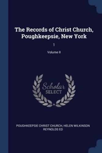 The Records of Christ Church, Poughkeepsie, New York